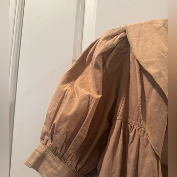 NWT Anthropologie Pilcro Short-Sleeve Bow-Front Tunic Mini Dress - Picture 4 of 10